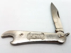 Vintage Pocket Knife Bottle Opener HEINKEN Advertising SOLINGEN GERMANY - Picture 1 of 15