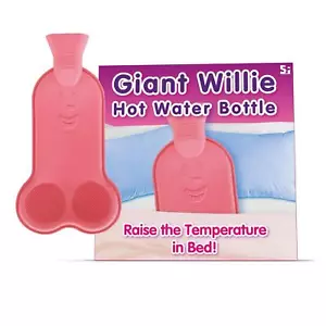 Botella de Agua Caliente Gigante en Forma de Pene Divertida Ruda Medias Relleno Regalo - Imagen 1 de 2