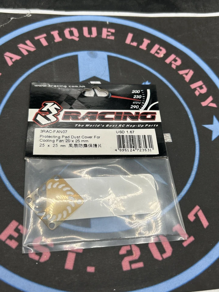 3 Racing. 3RAC-FAN07 Protecting Pad Dust Cover For Cooling Fan 25 x 25 mm - Image 1 of 1