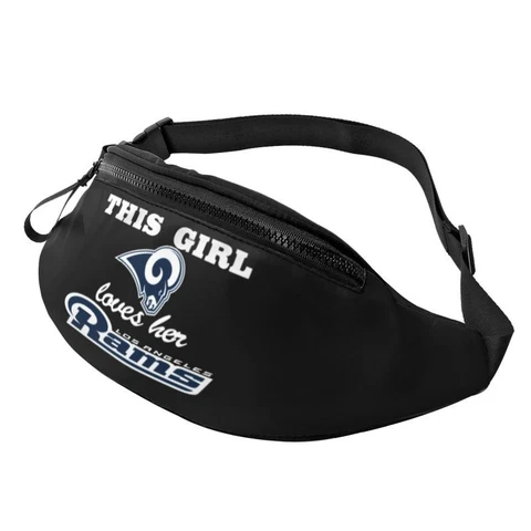 "This Girl Loves Her" St. Louis Rams Running Belt Fanny Pack Waist Bags Cover