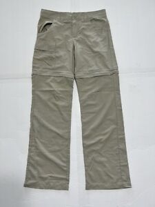 Columbia PFG Omni Shade Convertible Pants Size M (10/12) Zip Off Legs Beige