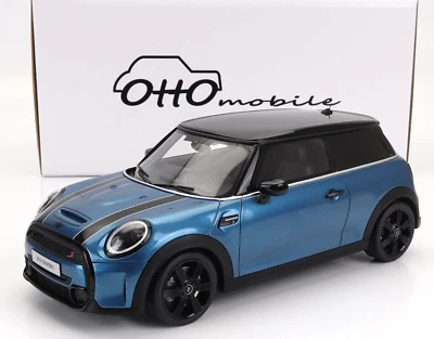 Ottomobile Otto Mini Cooper S blue 2021 1/18 OT982 - Immagine 1 di 2