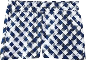 Mud Pie Size L (0-2) Blue Plaid Navy Gingham Delaney Shorts Elastic Waist NWT - Picture 1 of 2