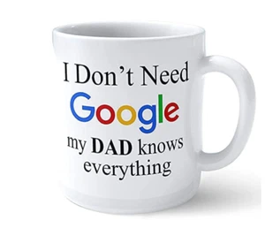 Kaffeebecher Keramik bedruckt besonders für Vatertagsgeschenke | Geburtstag | - Bild 1 von 2