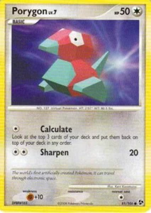 2x (pok-GE-081) Porygon (C) Pokemon D&P Great Encounters Card # 81 - Picture 1 of 1