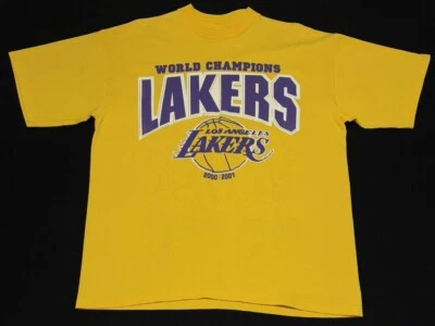 Vintage Los Angeles Lakers 2001 NBA Champions Back to Back Shirt Mens XL Kobe 8 - Image 1 of 4