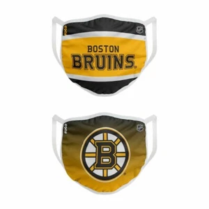 Paquete de 2 máscaras faciales para adultos Boston Bruins - Imagen 1 de 1