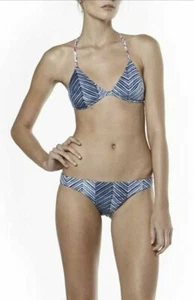 NUEVO CON ETIQUETAS Tiger Lily Para Mujer Las Salinas Azul Multi Dos Piezas Traje de Baño Bikini Talla 4 - Imagen 1 de 12