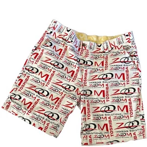 Loudmouth Golf Shorts Mens Size 34 Red Black White Toshiba-Zoom-Imaging Sol, Inc - Picture 1 of 7