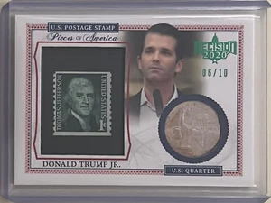 SELLO DE DECISIÓN/RELIQUIA MONEDA TARJETA HISTÓRICA DONALD TRUMP JR #/D 6/10 2020 - Imagen 1 de 2