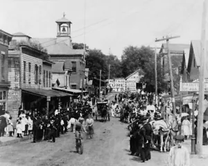 Carnival Day at Key Port NJ Vintage 8x10 Reprint Of Old Photo - Bild 1 von 1