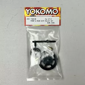YOKOMO GT-4 TC Front & Rear Diff Pulley Set ZE-503 Vintage RC Car Part - Picture 1 of 2