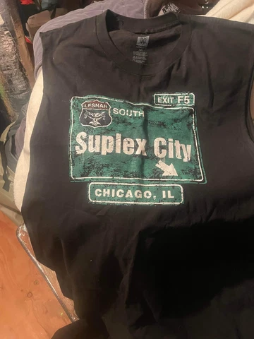 WWE Brock Lesnar RING WORN MONDAY NIGHT RAW SHIRT! Cover