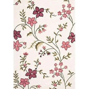 Hand Tufted Rugs flower pattern 100% wool area 6x9 8x10 9x12 guestroom, bedroom - Picture 1 of 3