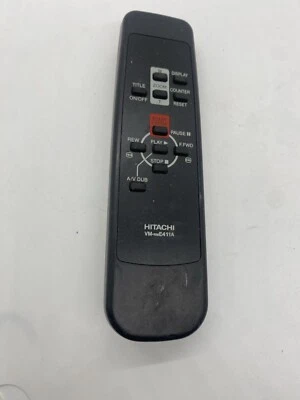 Hitachi VM-RME411A Camcorder Remote For VHM640A VME340A VME540A VME545LA VMH655A - Image 1 of 4