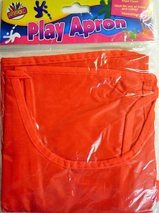 ROJO Sin Mangas Niños Divertido Pintura Pintura Juego Delantal Limpiar Impermeable - Imagen 1 de 2
