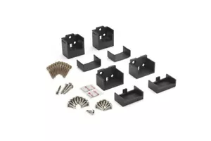 Trex Signature tabless feste horizontale Halterung 4er-Pack - schwarz - Bild 1 von 4