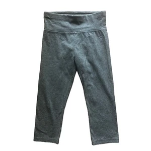 Justice Store Girls Size 10 Grey Cropped Knit Leggings - Picture 1 of 4