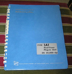 Unidad enchufable de doble traza Tektronix Manual de instrucciones 070-0885-00 tipo 1A1 - Imagen 1 de 3