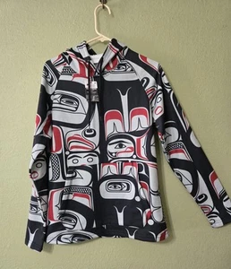 Neu mit Etikett Native Northwestern Eagle Vision Pullover Hoodie Größe Small von Allan Weir - Bild 1 von 6