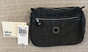 Borsa cosmetica nuova con etichetta Tumi Kipling Marie kit da viaggio colore coleottero grigio - Foto 1 di 6