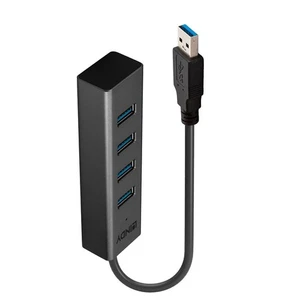 LINDY 43324 4-portowy koncentrator USB 3.0 - Zdjęcie 1 z 8