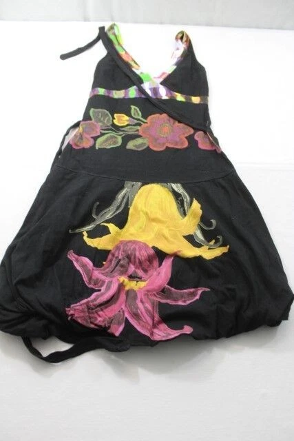 Desigual 01V2871 Abito XS Multicolore Floreale Molto Buono #Z1579 - Immagine 1 di 1