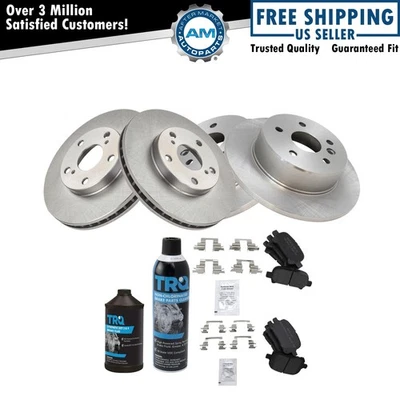 Front and Rear Brake Pad & Rotor Kit Fits 2000-2004 Toyota Avalon - Изображение 1 из 4