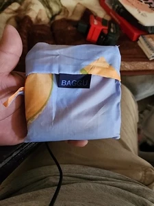 Bolso ecológico estándar Baggu Yubari corte melón bebé azul reutilizable unisex - Imagen 1 de 2