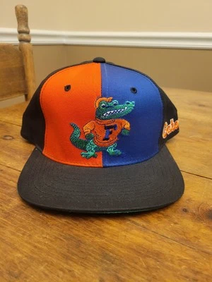 Vintage Florida Gators Starter Black Color Block Snap Back Hat 90s Football - Image 1 of 4