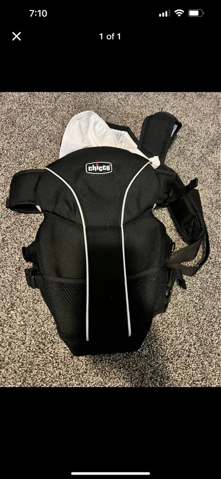 Portabebés infantil Chicco ultra suave 7,5 - 25 libras, 2 formas de llevar Foto 1 de 1