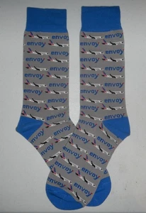 American Airlines AA Eagle Envoy Air Regional Airline Logo Pair of Socks - Picture 1 of 3