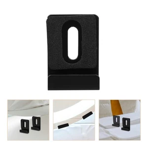  4 Stück Spiegelhalter Clips Halterung Halterung Reise Metall Wandmontage - Bild 1 von 12
