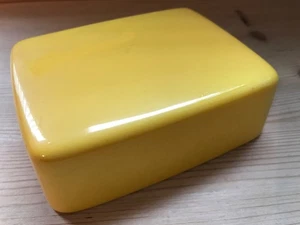 Dibbern Solid Color Butterdose Sonnengelb nur das Oberteil (= nur der Deckel) - Bild 1 von 13