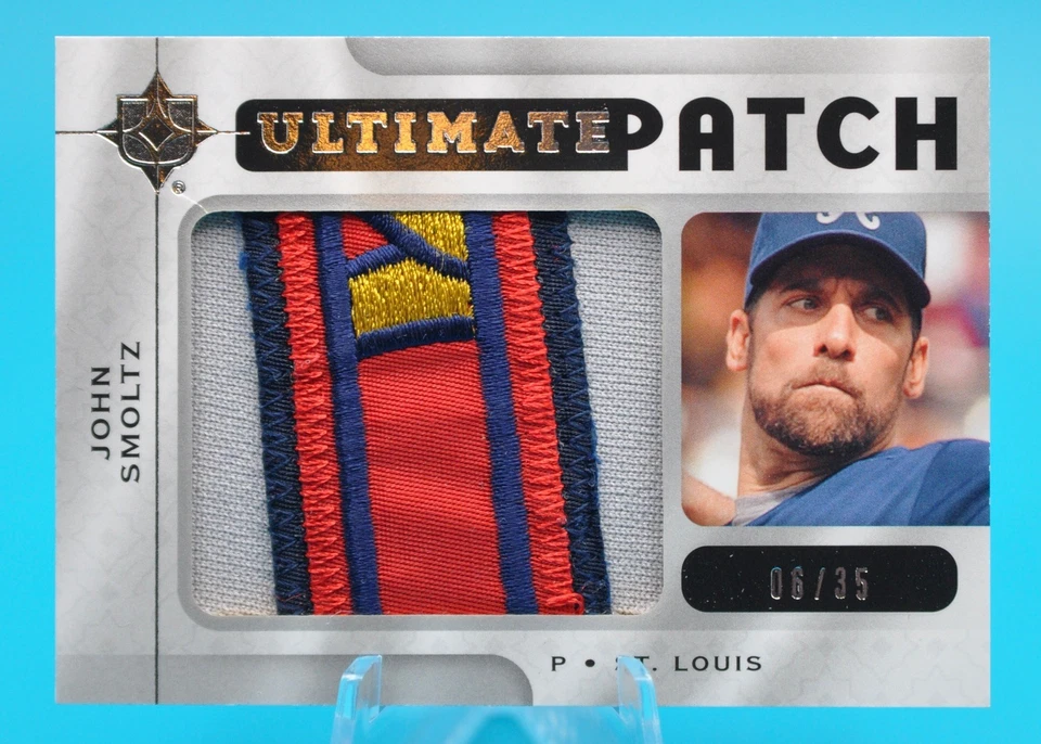 2009 Ultimate Collection John Smoltz Ultimate Patch Game Used! Braves /35 SSP - Image 1 of 2