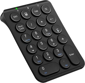 iClever Number Key - Bluetooth Wireless number Keyboard Pantograph Style Type-C - Picture 1 of 8
