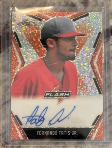 2020 Leaf Flash - Ritratto Autografi Fernando Tatís Jr. #PA-FT1 Arancione /10 (AU) - Foto 1 di 2