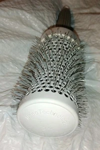 Ion Ceramic Thermal 2" Brush Round Blowout Concave Ionic White Gray #DL21335 -V - Picture 1 of 5
