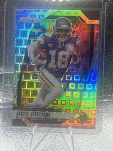 2024 Panini Prizm JUSTIN JEFFERSON Silver Pandora Premium Set 336/400 #187 - Picture 1 of 2