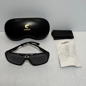 New Carrera 1014 Men's Matte Black Sunglasses Pilot UV Protective 003 - Picture 1 of 6