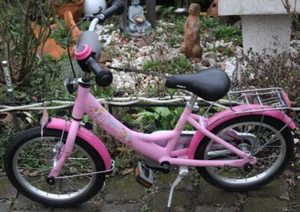 Prinzessin Lillifee Rosa Fahrrad 16 Zoll für Kinder von Puky - Bild 1 von 6