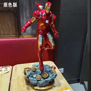 Figurine buste Marvel Iron Man MK7 1/4 avec base statue en résine modèle jouets de collection