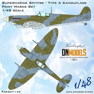 DN 1/48 Supermarine Spitfire Type A Camouflage Paint Masks Set - Picture 1 of 1