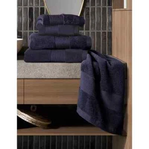 Ted Baker Badetuch in blau / marine, 70 x 130 cm - nagelneu gesticktes Logo - Bild 1 von 2
