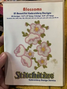 Blossoms Stitchitize Embroidery CD - Picture 1 of 3