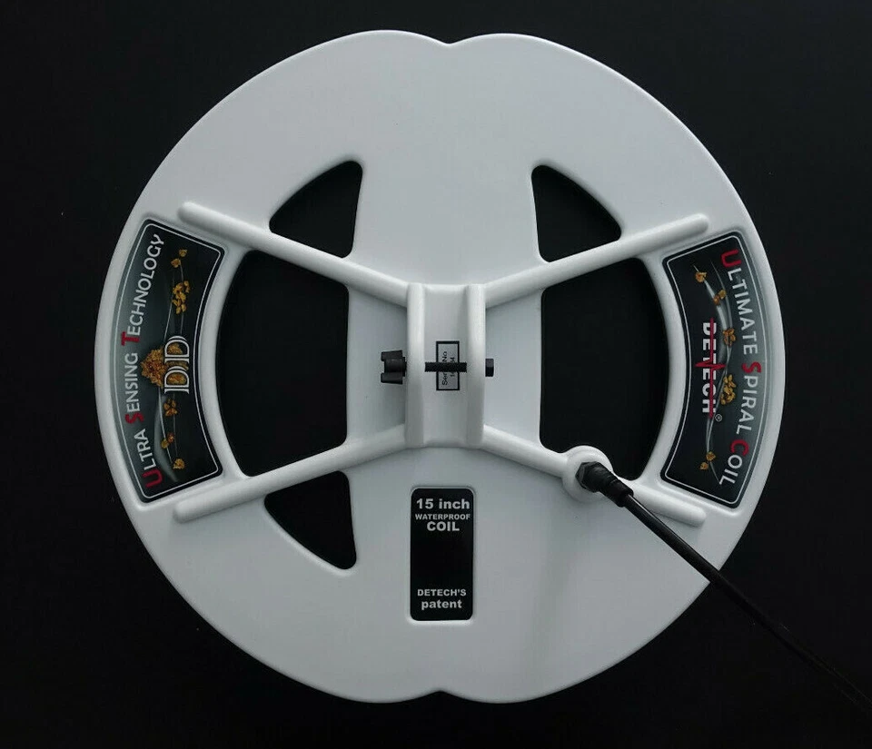 Detech 15" inch DD Ultimate Spiral Coil for Minelab GPX metal detectors - Image 1 of 1