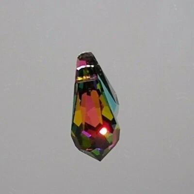 Swarovski Crystal Vitrail Medium 22mm Teardrop 6000 Pendant; RARE - Image 1 of 4