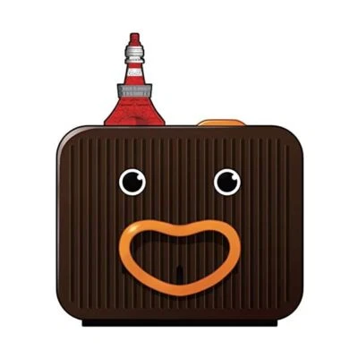 TAKARA TOMY Timeslip Piggy Bank Showa Bankman Brown Battery Powered NEW JP - Image 1 of 4