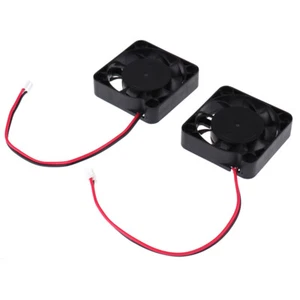 2pcs 12V Mini Cooling Computer Fan - Small 40mm x 10mm DC Brushless 2-pin O.mz - Photo 1/12