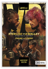 OMALLEY STERLING WEILI LEMOS VERA GARRY UFC 292 PANINI INSTANT FIGHT POSTER CARD